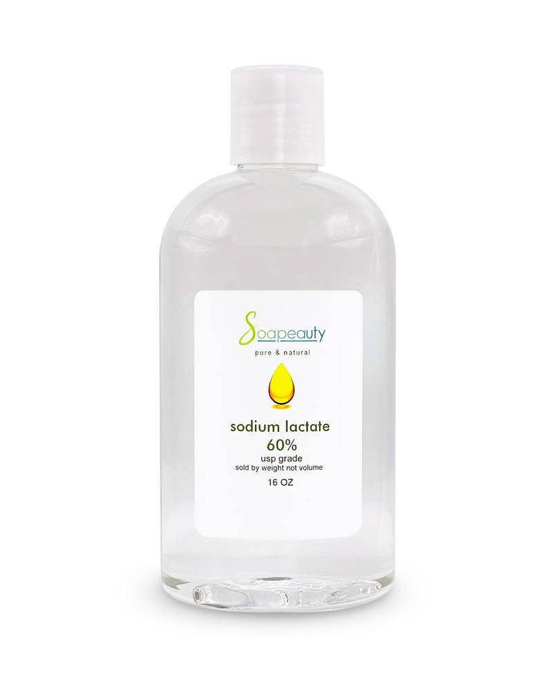 Soapeauty SODIUM LACTATE for Soap Making & Lotions | 60% USP Pure Natural Preservative | Harder Bar of Soap  Bigger Yield  Faster Cure Time  Provides Moisture | 16 oz - Image 1